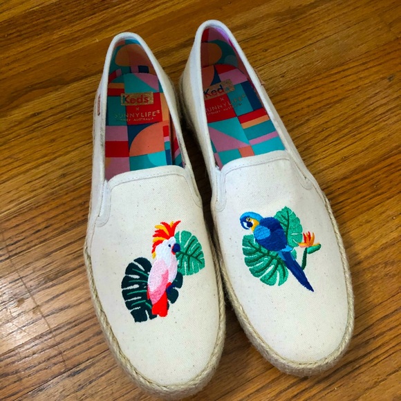 Keds Shoes - Less X Sunnylife Tropical Hawaiian Espadrilles 9.5